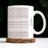 Celebrate Your Unique Style With Aztec Patterns - Personalized Custom Coffee Mug - XMAS154_MG