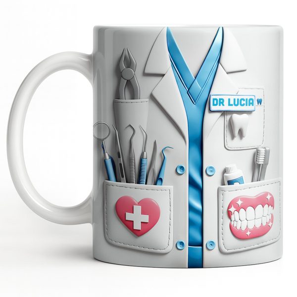 Celebrating Passion And Care In The Medical Field - Personalized Custom Coffee Mug - DOC079_MG