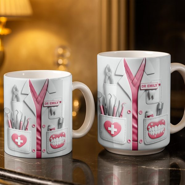 Celebrating Passion And Care In The Medical Field - Personalized Custom Coffee Mug - DOC079_MG