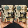 Celebrating the Art of Crafting With Sewing Essentials - Personalized Custom Coffee Mug - JBS087_MG