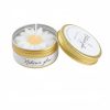 Chamomile Scented Soy Wax Candle in Flower Tin