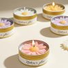 Chamomile Scented Soy Wax Candle in Flower Tin