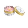 Chamomile Scented Soy Wax Candle in Flower Tin