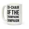 Champagne Campaign Black Coffee Mug
