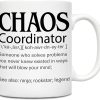 Chaos Coordinator Coffee Mug, Funny Appreciation Gift for Boss Manager Teacher Nurse Mom, Birthday Christmas Gift
