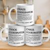 Chaos Coordinator Coffee Mug, Funny Gift for Boss Lady Teacher Mom Manager, Appreciation Birthday Christmas Gift