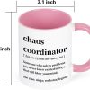 Chaos Coordinator Coffee Mug Funny Gift for Boss Teacher Coworker
