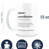 Chaos Coordinator Coffee Mug, Funny Gift for Teacher Boss Manager Coworker, Birthday Christmas Appreciation Gift
