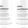 Chaos Coordinator Coffee Mug, Funny Gift for Teacher Boss Manager Coworker, Birthday Christmas Appreciation Gift