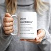 Chaos Coordinator Coffee Mug, Funny Gift for Teacher Boss Manager Coworker, Birthday Christmas Appreciation Gift