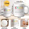 Chaos Coordinator Definition Coffee Mug, Funny Office Gift for Boss Manager Teacher Mom, Birthday Christmas Appreciation Gift