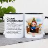 Chaos Coordinator Definition Office Humor - Personalized Mug - Christmas Gift for Coworkers, Husband, Wife, Daughter, Son, Friends