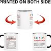 Chaos Coordinator Funny Coffee Mug, Appreciation Gift for Boss Manager Teacher Coworker Nurse Mom, Birthday Christmas Gift
