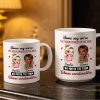 Chaos Coordinators, Cartoon Characters And Hearts - Personalized Custom Coffee Mug - BST494_MG