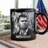 Charlie Kirk Memorial A True Patriot Tribute Remembrance Black Mug LM32 65541