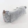 Charming Gray Cat Plush Pencil Case - Cute Storage for Students & Friends