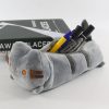 Charming Gray Cat Plush Pencil Case - Cute Storage for Students & Friends