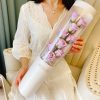 Charming Rose Bouquet Soap Flower Gift Box with LED Light for Valentine’s Day and Special Occasions