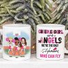Cheerleaders Are Angels - The Only Humans Who Can Fly, Personalized Coffee Mug, Cheerleaders Friend Gift