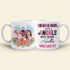 Cheerleaders Are Angels - The Only Humans Who Can Fly, Personalized Coffee Mug, Cheerleaders Friend Gift
