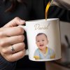 Cherish Every Smile, Capture Every Moment Baby Photo Mug - Personalized Custom Coffee Mug - FAM215_MG