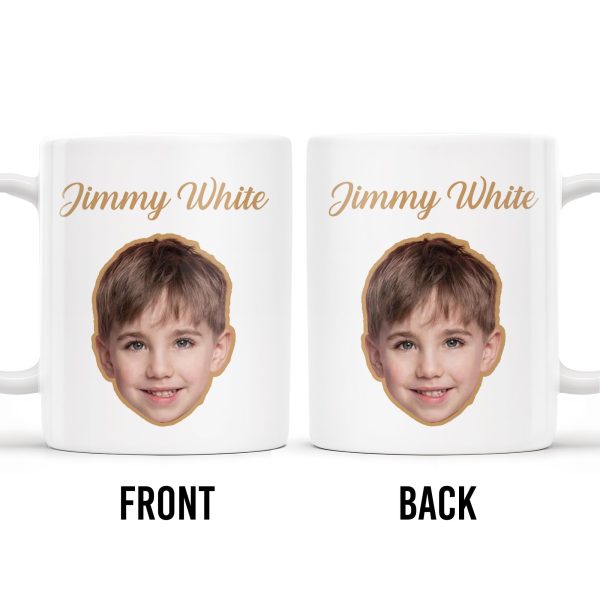 Cherished Moments Custom Mug Featuring Child's Face - Personalized Custom Coffee Mug - FAM259_MG
