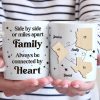 Cherishing Moments With Family This Holiday - Family Personalized Custom Mug - Christmas Gift For Family Members, Siblings, Brothers, Sisters