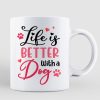 Chibi Girl Better Life With Dogs Personalized Mug