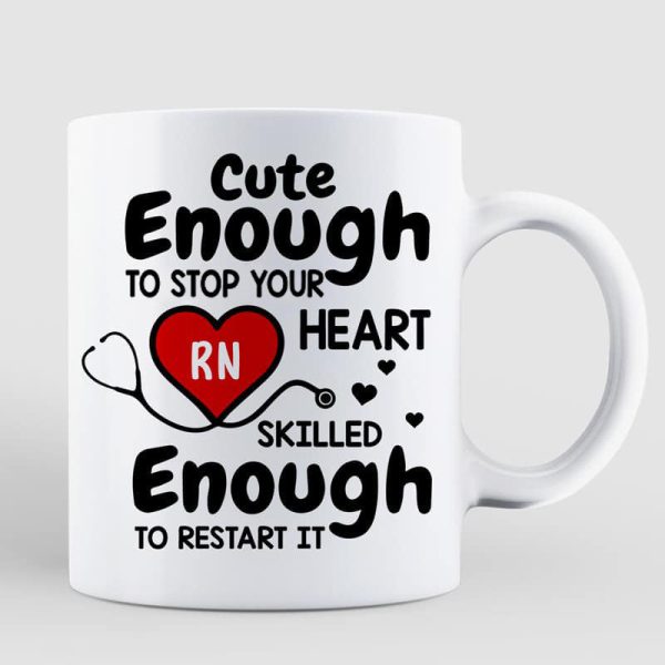 Chibi Nurse Cute Enough To Stop Your Heart Personalized Mug