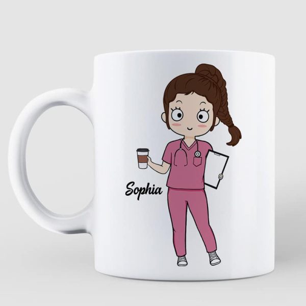 Chibi Nurse Cute Enough To Stop Your Heart Personalized Mug