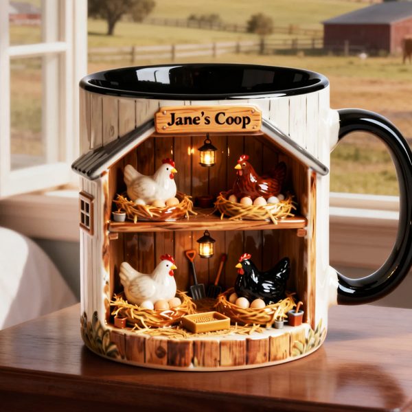 Chicken Farm Coffee Mug - Personalized Gifts For Farmer 02ohta311225