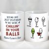Chillin' In Dad Balls Personalized Custom Father's Day Mug DA199 890483