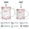 Chinoiserie Toile I Wish We Lived Closer - Personalized Mug