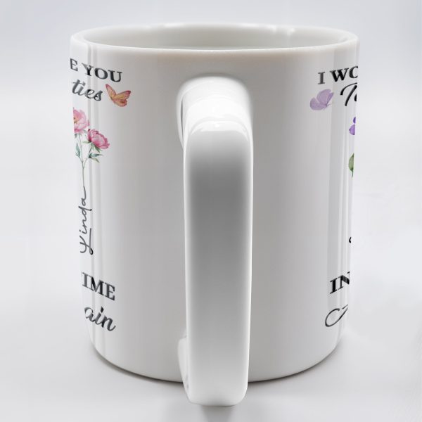 Choose You To Be My Besties, Flowers And Butterflies - Personalized Custom Coffee Mug - BST265_MG