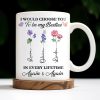 Choose You To Be My Besties, Flowers And Butterflies - Personalized Custom Coffee Mug - BST265_MG