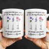 Choose You To Be My Besties, Flowers And Butterflies - Personalized Custom Coffee Mug - BST265_MG