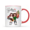 Christmas Best Friends Sisters Gifts Car Personalized Mug
