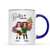Christmas Best Friends Sisters Gifts Car Personalized Mug