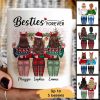 Christmas Besties Standing Back View In House Personalized Mug