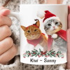 Christmas Custom Dog Cat Photo Coffee Mug