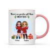 Christmas Doll Besties Standing No Greater Gift Than Besties Personalized Mug