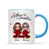 Christmas Doll Mother And Daughters Personalized Mug