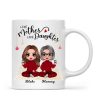Christmas Doll Mother And Daughters Personalized Mug