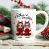 Christmas Doll Mother And Daughters Personalized Mug