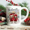 Christmas Doll Sitting Best Friends Sisters Front Porch Personalized Mug