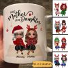 Christmas Doll Women Sitting Mother And Daughters Personalized Mug