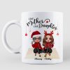 Christmas Doll Women Sitting Mother And Daughters Personalized Mug