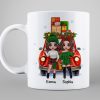 Christmas Gift Car Best Friends Sisters Personalized Mug