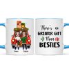 Christmas Gift Car Best Friends Sisters Personalized Mug