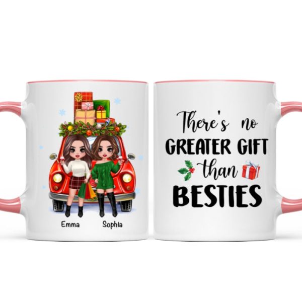 Christmas Gift Car Best Friends Sisters Personalized Mug